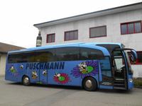 Besichtigung der Appenzeller-Schnapsfabrik (unser Reisebus)