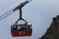 Rückfahrt mit der Luftseilbahn zum Fräkmüntegg