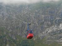 Rückfahrt mit der Luftseilbahn zum Fräkmüntegg