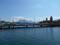 Stadtführung in Luzern (Seebrücke mit Rigi)