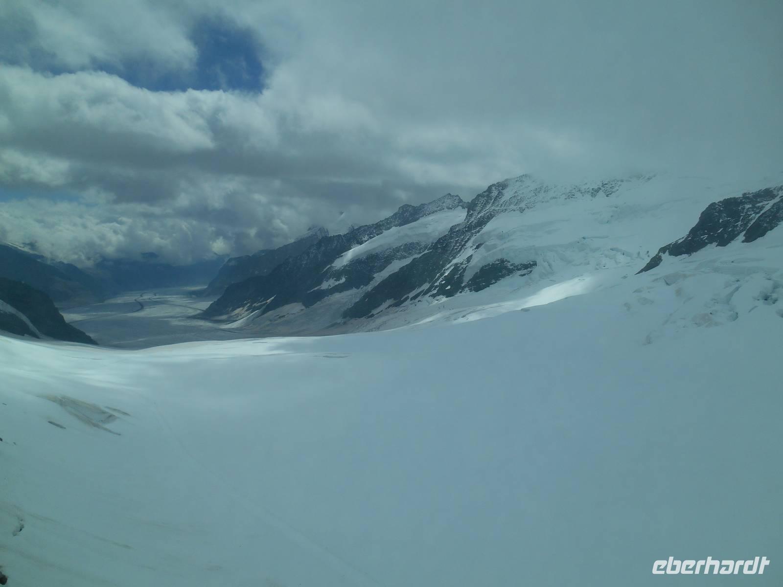 Jungfraujoch (Blick auf den Aletschgletscher)