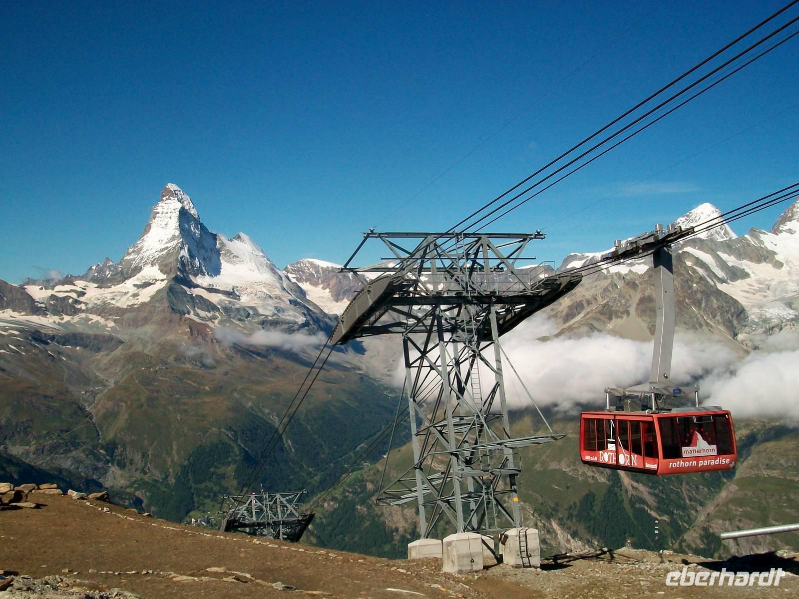 Auffahrt zum Rothorn