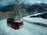Auffahrt zum Klein Matterhorn