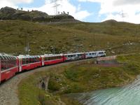 Fahrt mit dem Bernina-Express