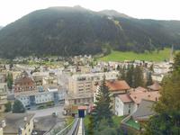 Blick auf Davos
