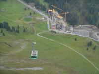 Rückfahrt mit der Säntis-Schwebebahn auf die Schwägalp