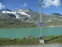 An der Station Ospizio Bernina