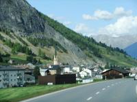 Fahrt durch das Engadin