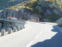 Lebende Ampel am Pass