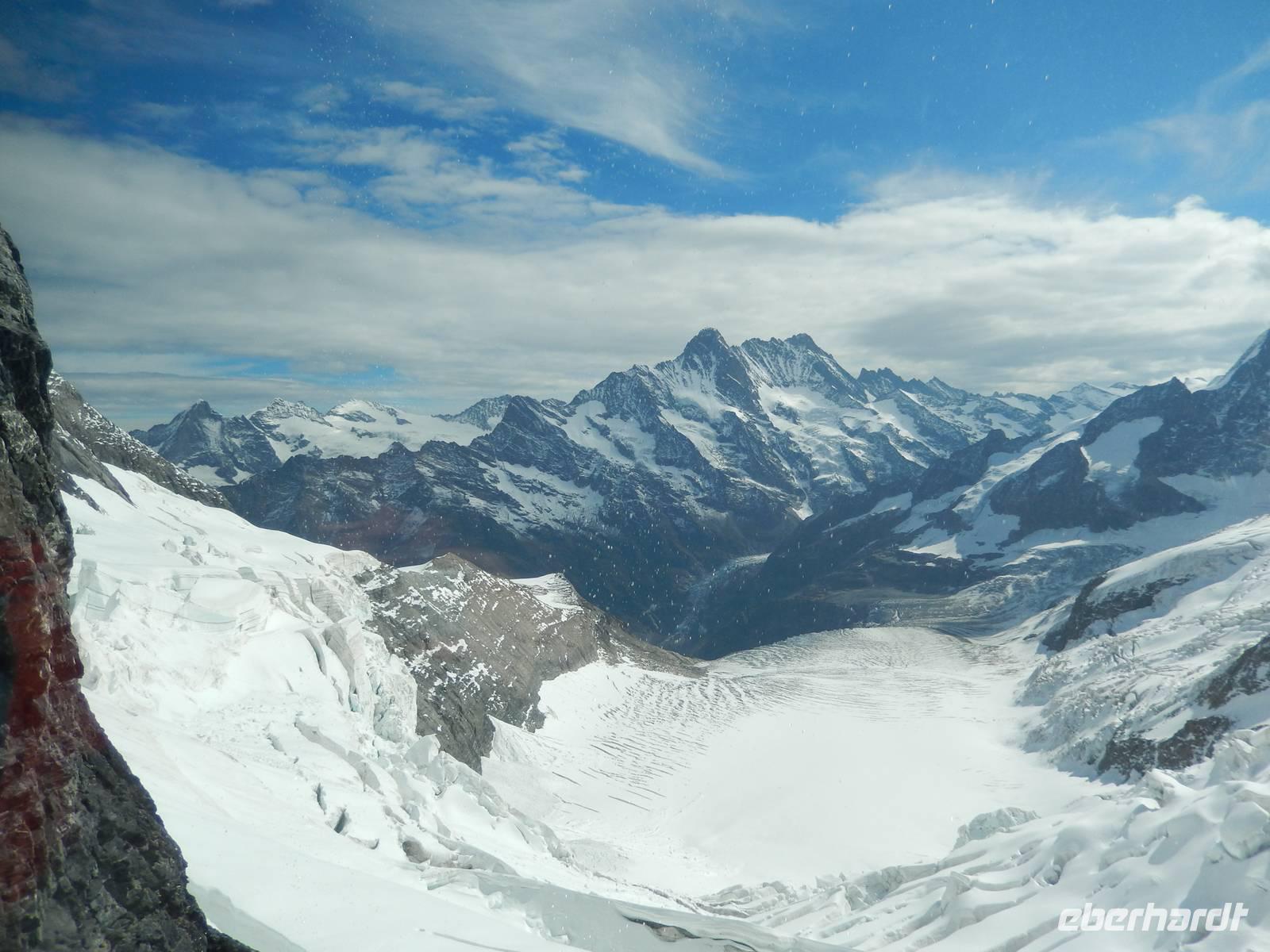 Herrlicher Blick auf den Gletscher