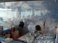 Blick vom Bug ins Schiffsinnere