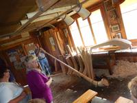 ...und schließlich kann man es sogar blasen, das Alphorn