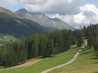 Blick aus der Rinerhornseilbahn