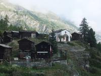 Blick auf den Weiler Blatten