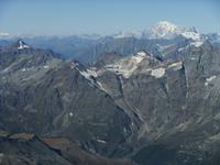 Blick zum Mont Blanc