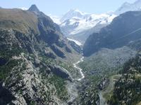 Blick aus der Kabinenbahn 