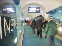 Durch den Tunnel geht es zur Sunneggabahn