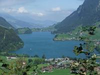 Blick zum Lungernsee