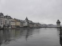 Luzern - Blick über die Reuss zur Altstadt