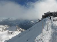 Schilthorn - Blick zum Drehrestaurant Piz Gloria