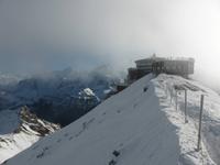 Schilthorn - Blick zum Drehrestaurant Piz Gloria