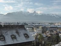 Thun - Blick über die Dächer von Thun mit Stockhorn