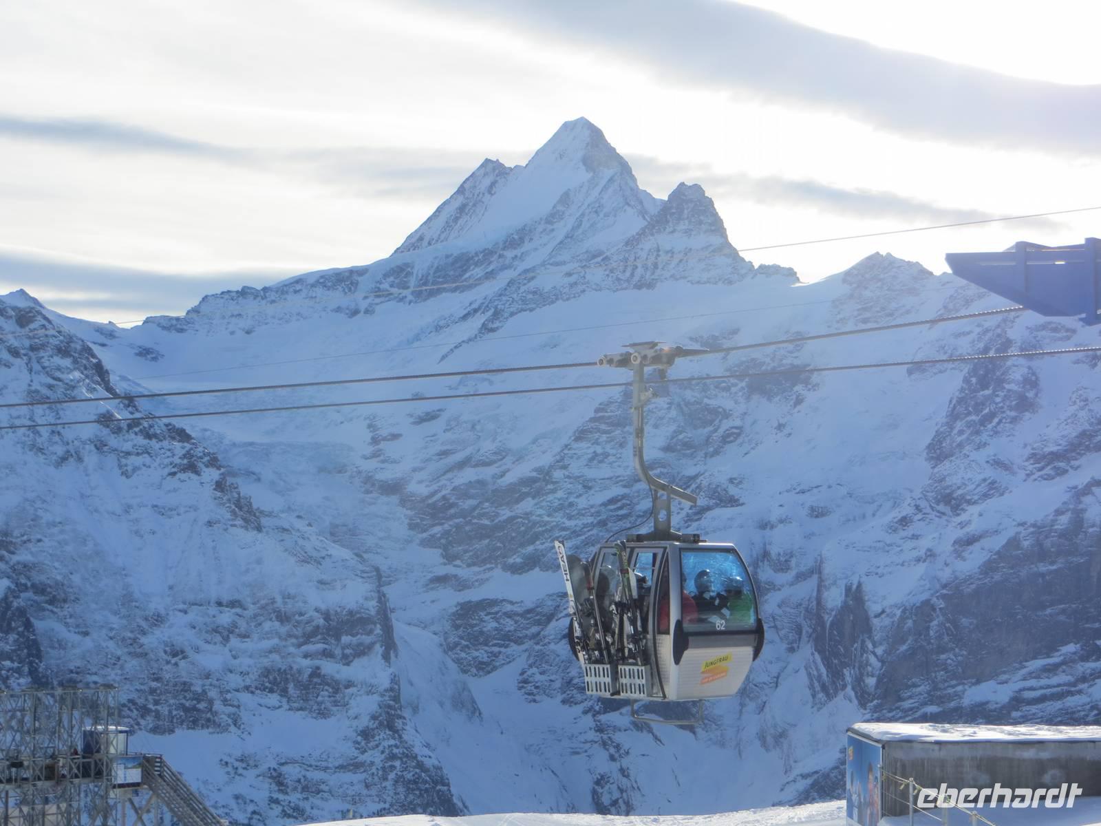 188 Ausflug auf den First - Blick zum Wetterhorn
