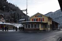 Auf der Strecke des bernina Express