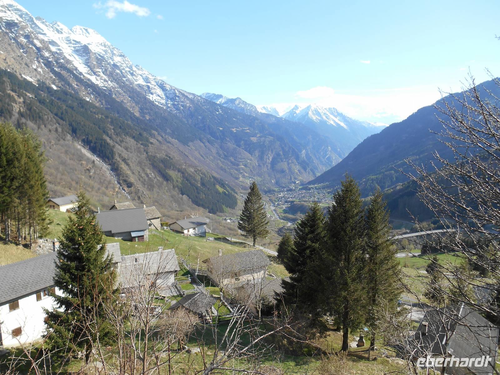 Blick ins Mesocco-Tal