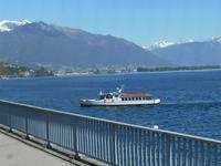 Fahrt entlang des Lago Maggiore