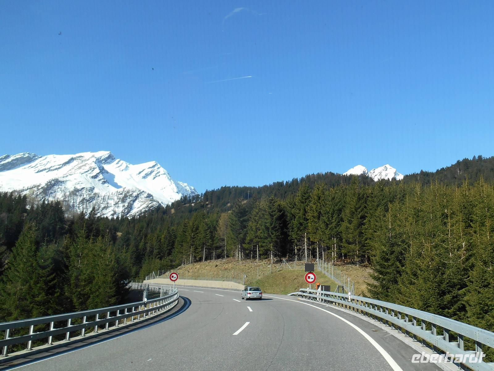 Heimreise (südlich des San Bernardinos)