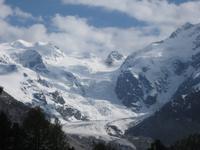 Mit den Bus geht es zurück nach Davos-Morteratschgletscher