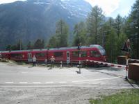 Mit den Bus geht es zurück nach Davos