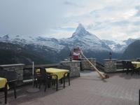 Zermatt, Abendessen auf der Sunnegga