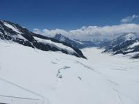 086 Ausflug zum Jungfraujoch - Blick ins Wallis über den Aletschgletscher
