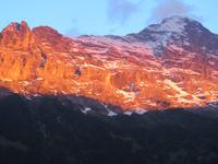 132 Grindelwald - Alpenglühen am Eiger