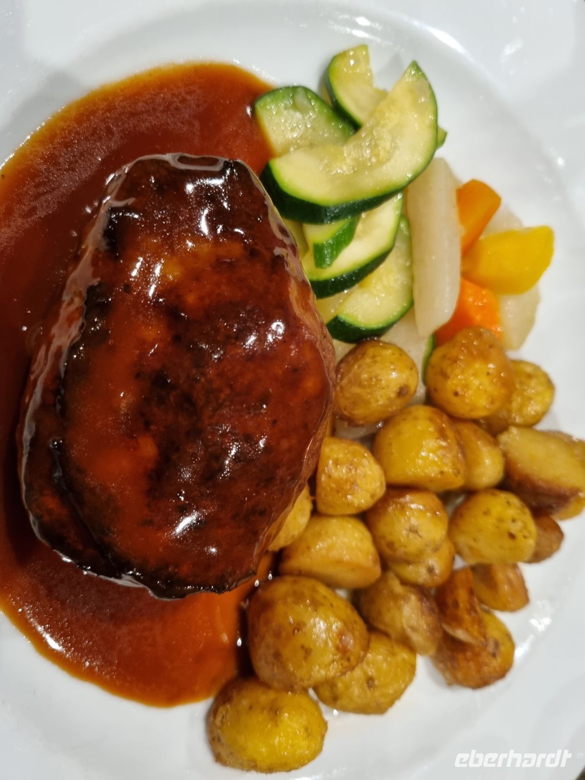 Abendessen im Berghotel 