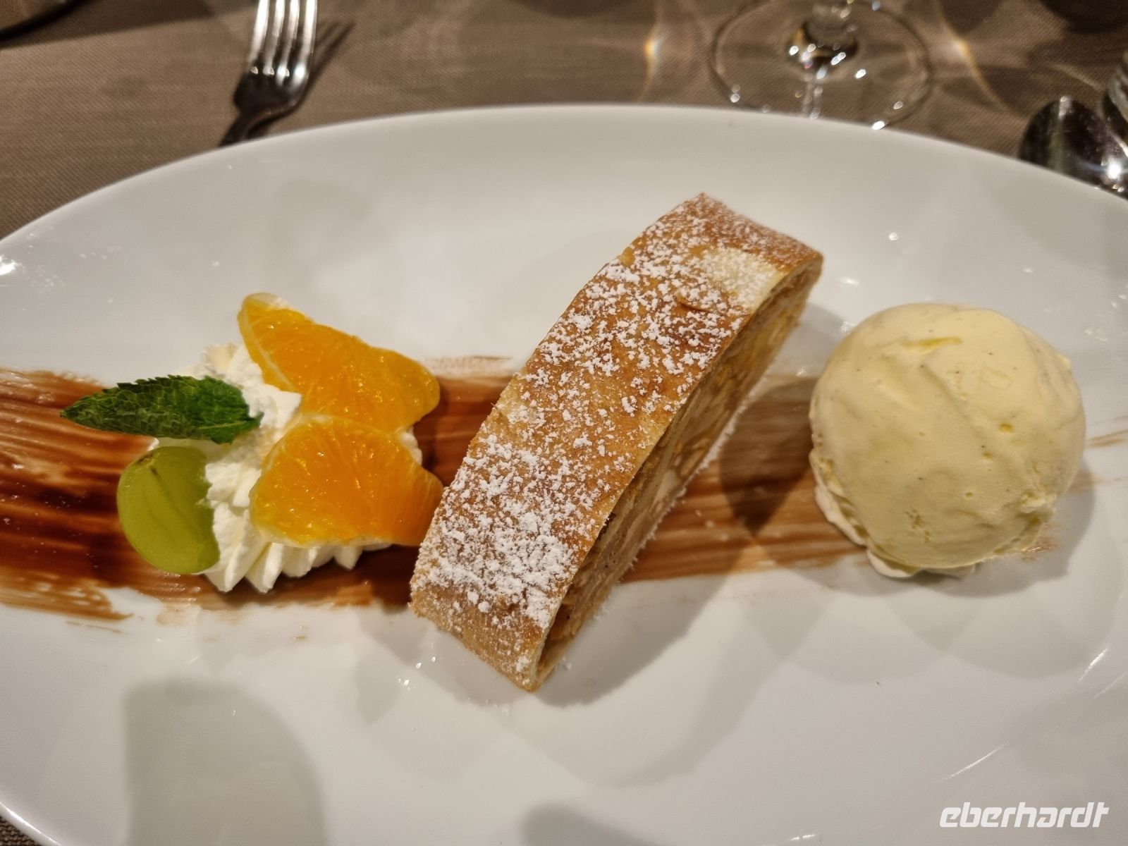 Abendessen im Berghotel 