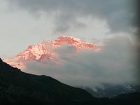 Abendlicher Blick zum Jungfraumassiv...