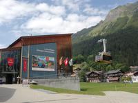 Ankunft mit der Seilbahn in Wengen