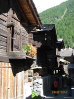 Auf Rundgang durch Zermatt - alter Dorfteil