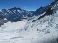 Ausflug zum Jungfraujoch - Blick ins Eismeer