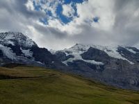 Aussicht auf Mönch und Jungfrau