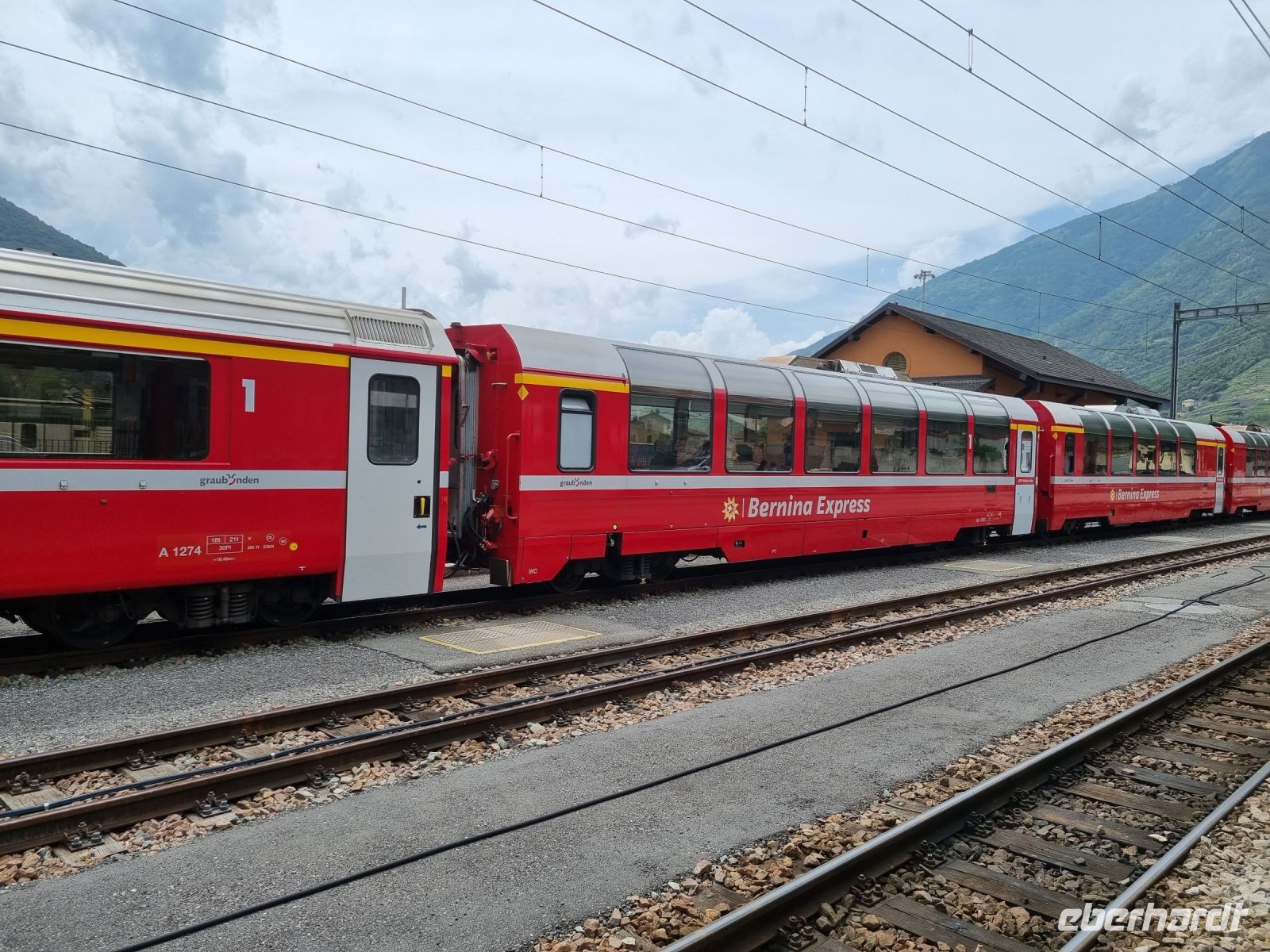 Bahnhof in  Tirano 