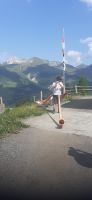 Begrüßung auf der Alm