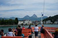 Blick auf Brunnen