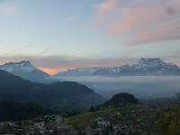 Blick auf Leysin
