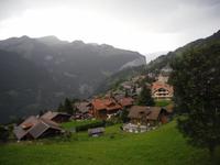 Blick auf Wengen