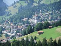 Blick auf Wengen