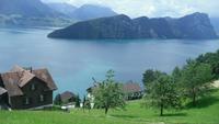 Blick aus der Rigi-Bahn